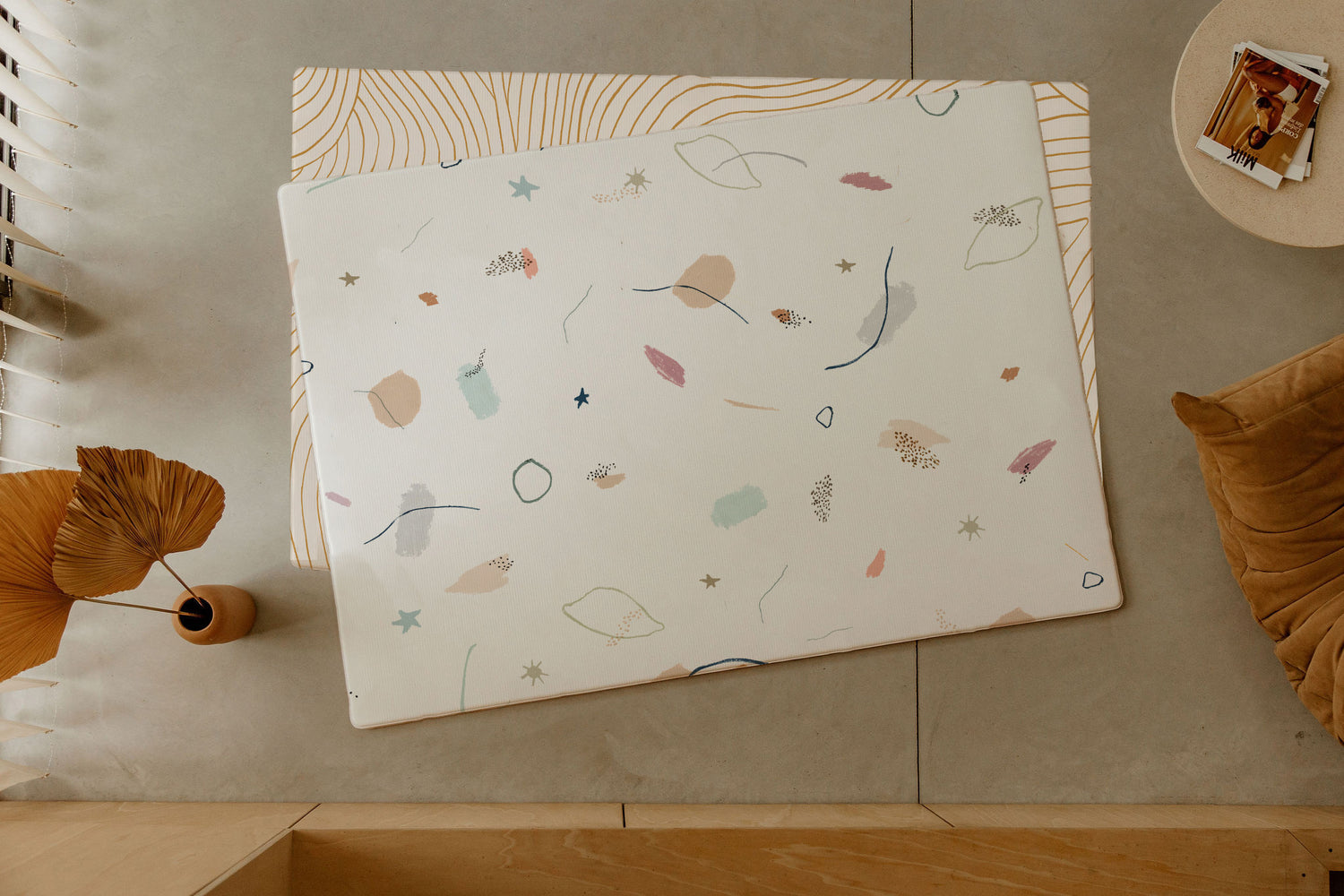 recto et verso du tapis de jeu XL le croquis tapilou