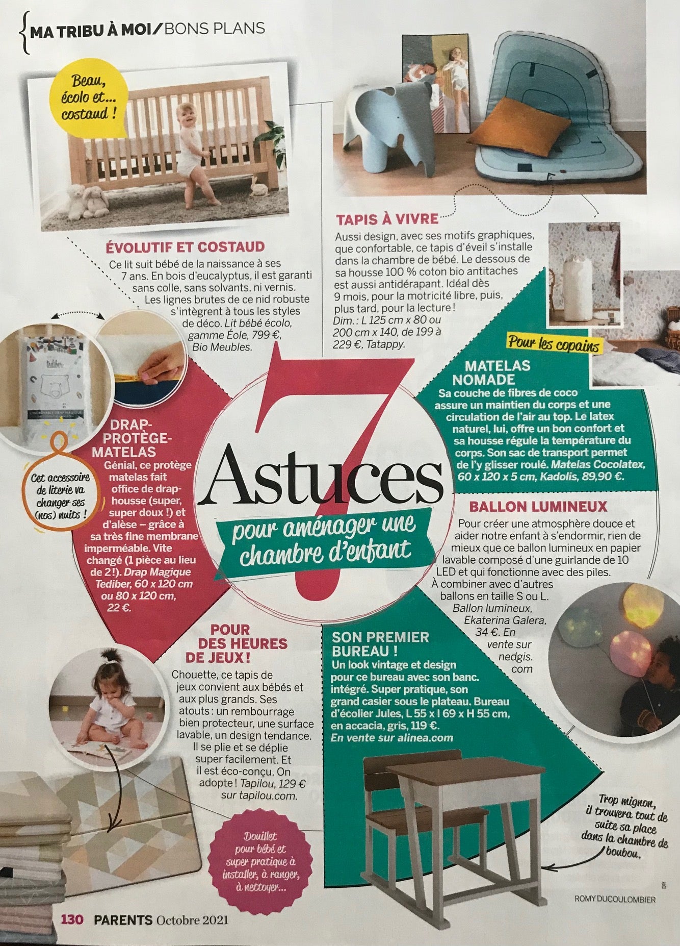 photo de l'extrait d'un article de Parents Image