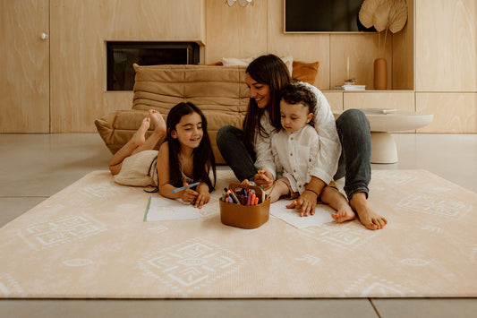 tapis de jeu motif aztèque
