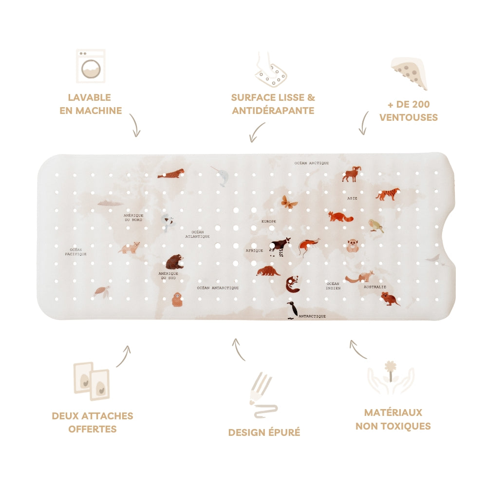 Avantages tapis de bain la carte
