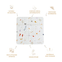 illustration tapis de douche méli mélo tapilou