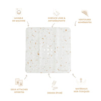 illustration avantages tapis de douche terrazzo tapilou 