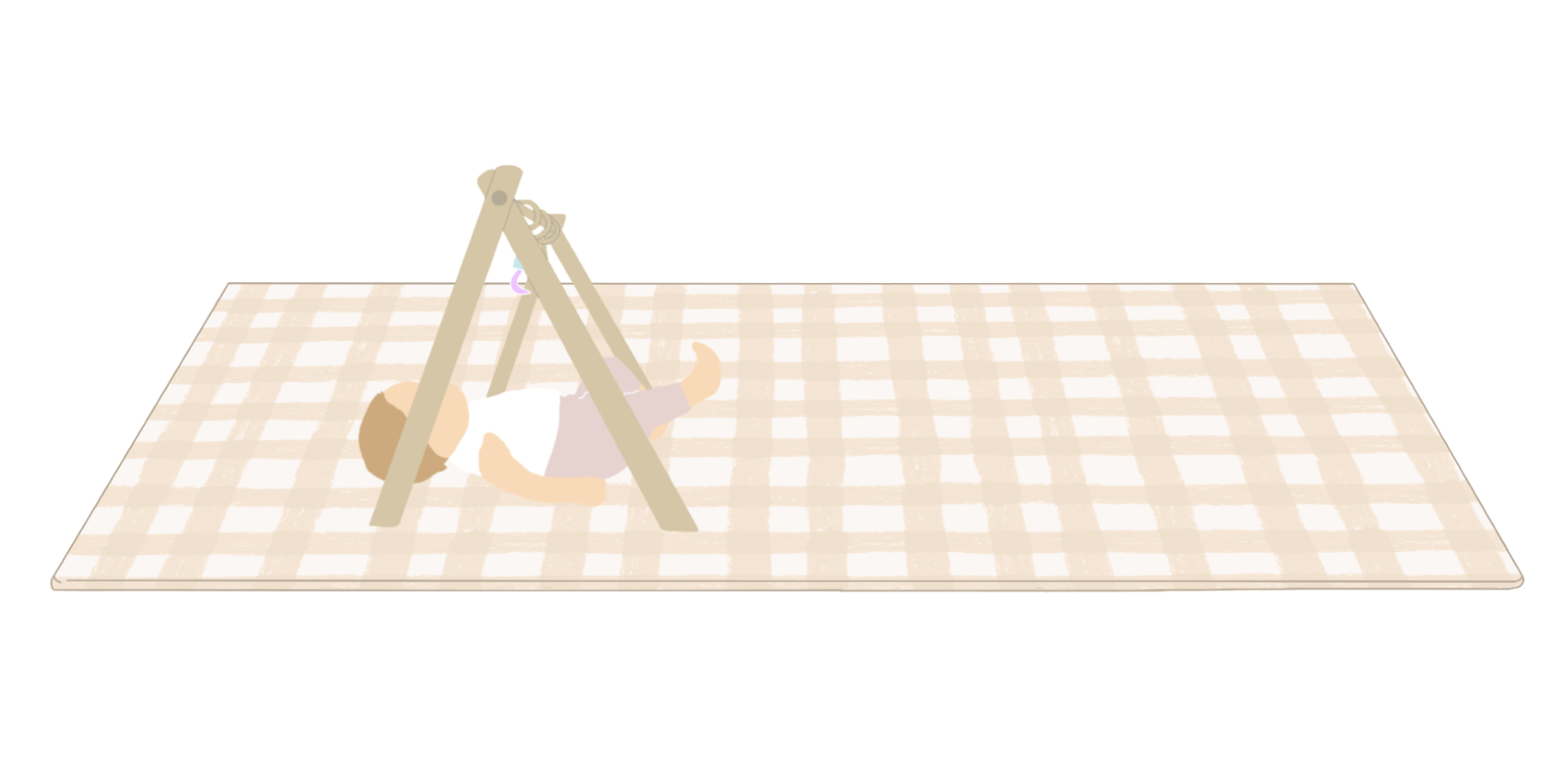 illustration tapis de jeu bébé Image