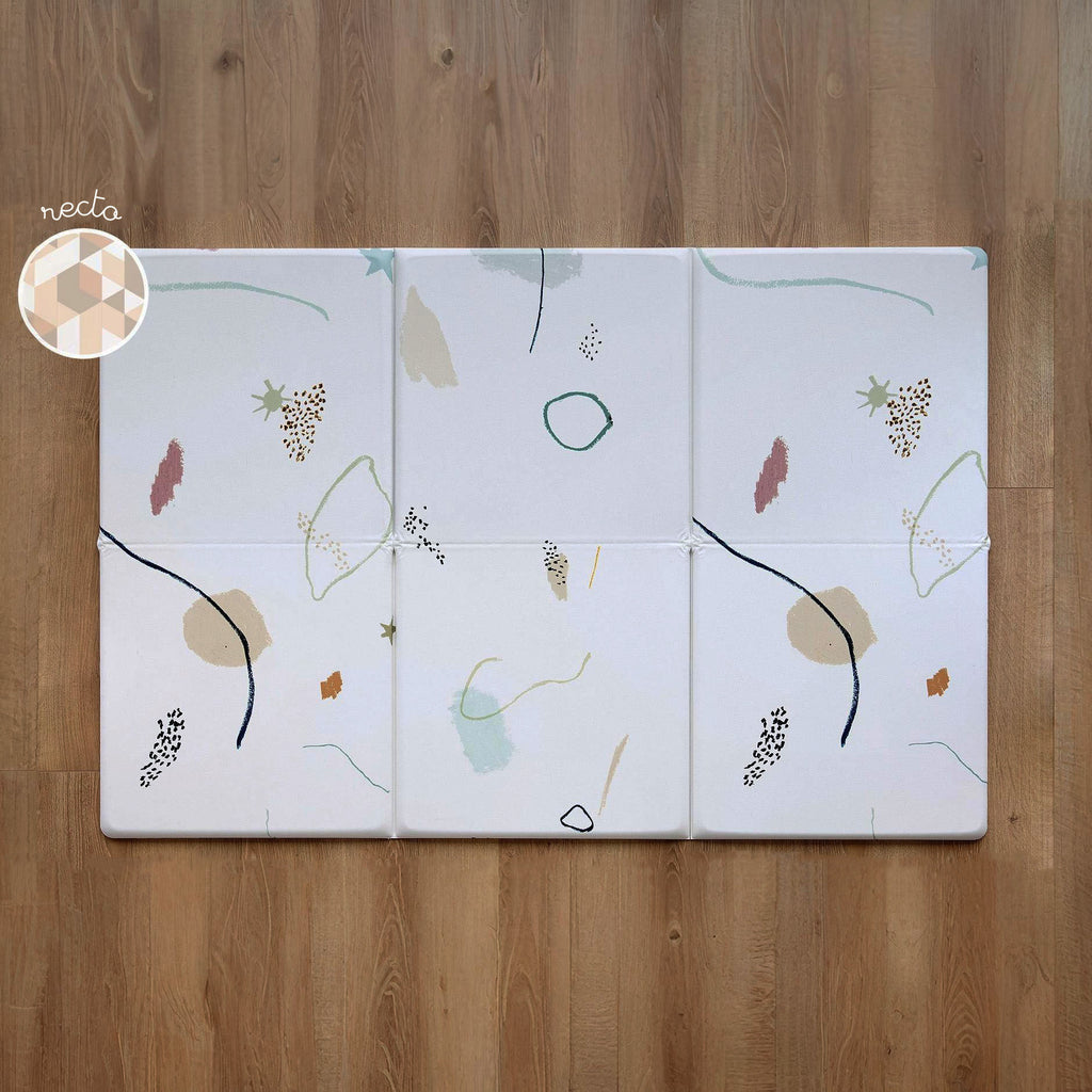 tapis de jeu pliable le gribouille recto et verso