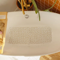 vue baignoire tapis de bain motif léopard tapilou