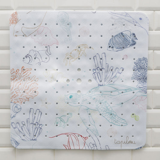 tapis de douche motif animaux de la mer tapilou