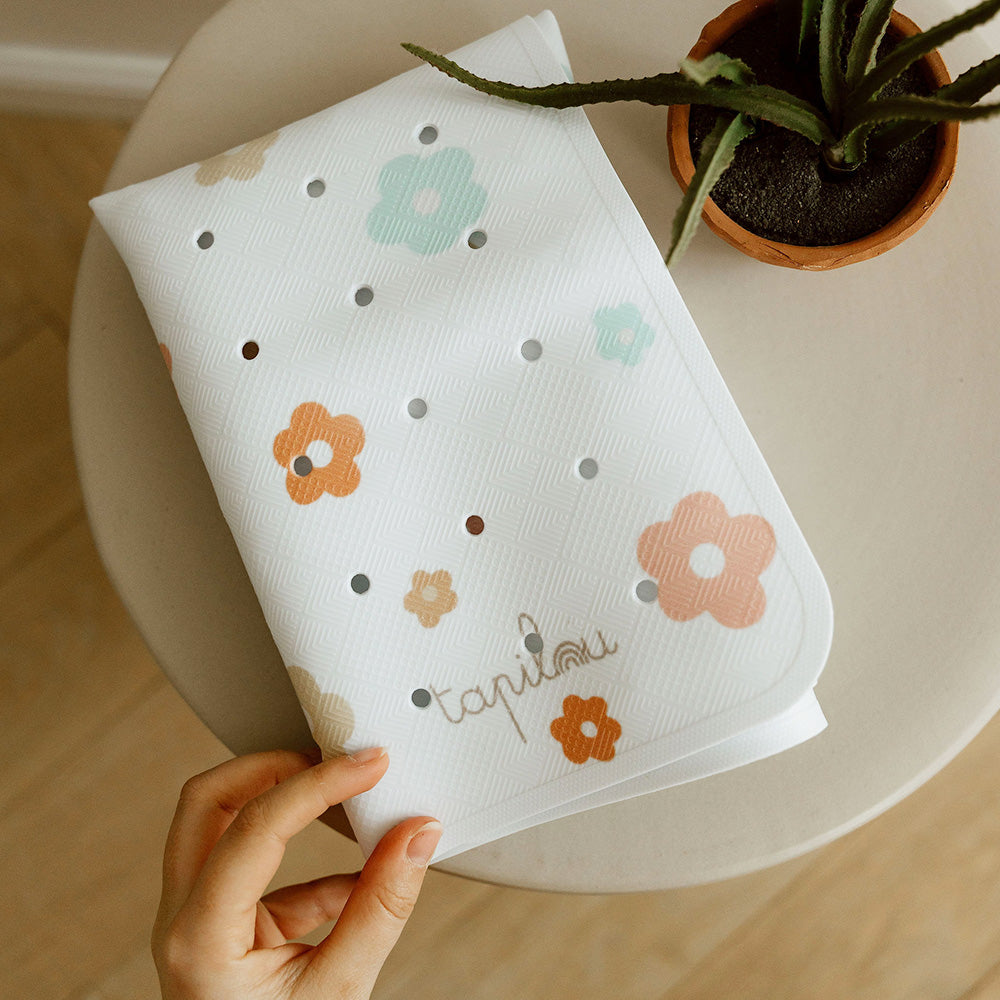 tapis de douche fleur tapilou