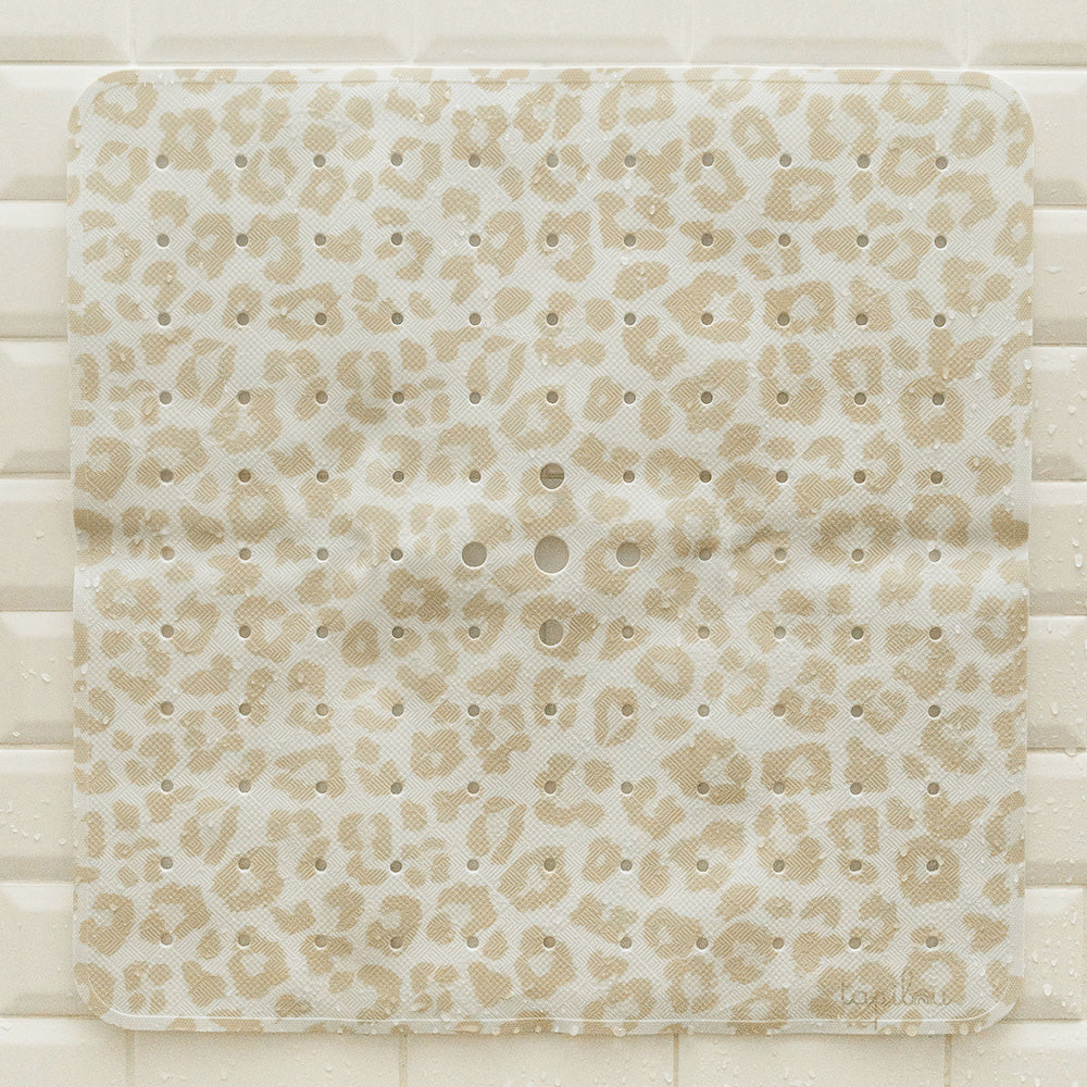 tapis de douche motif léopard tapilou