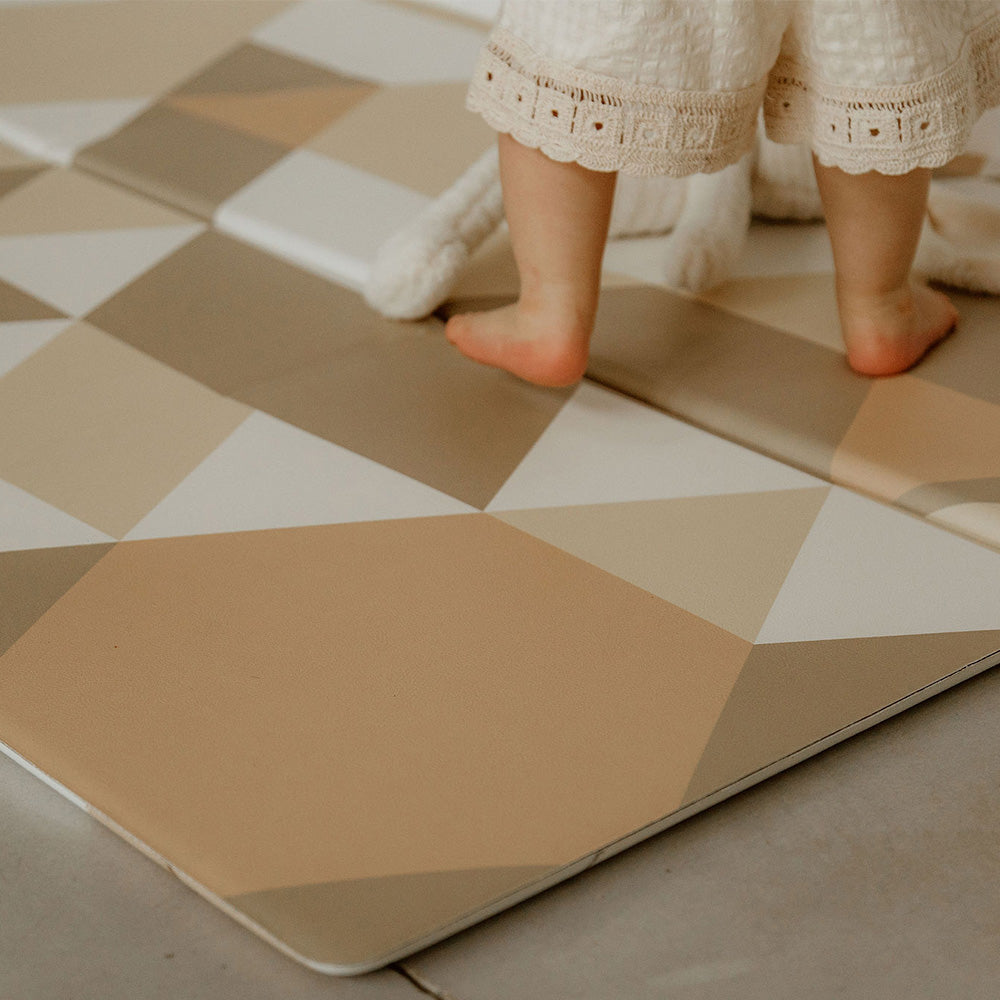 zoom tapis de jeu pliable le gribouille forme géométrique