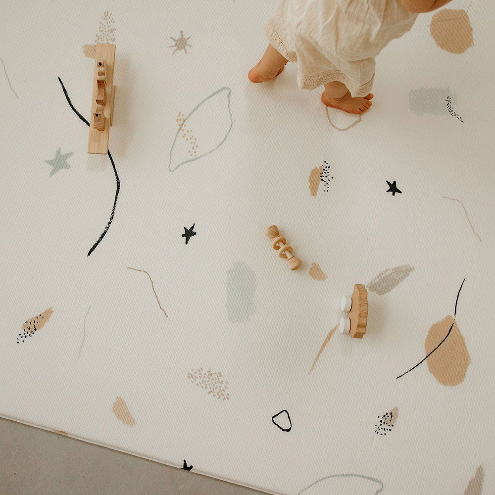 zoom motifs épurés tapis de jeu xl tapilou