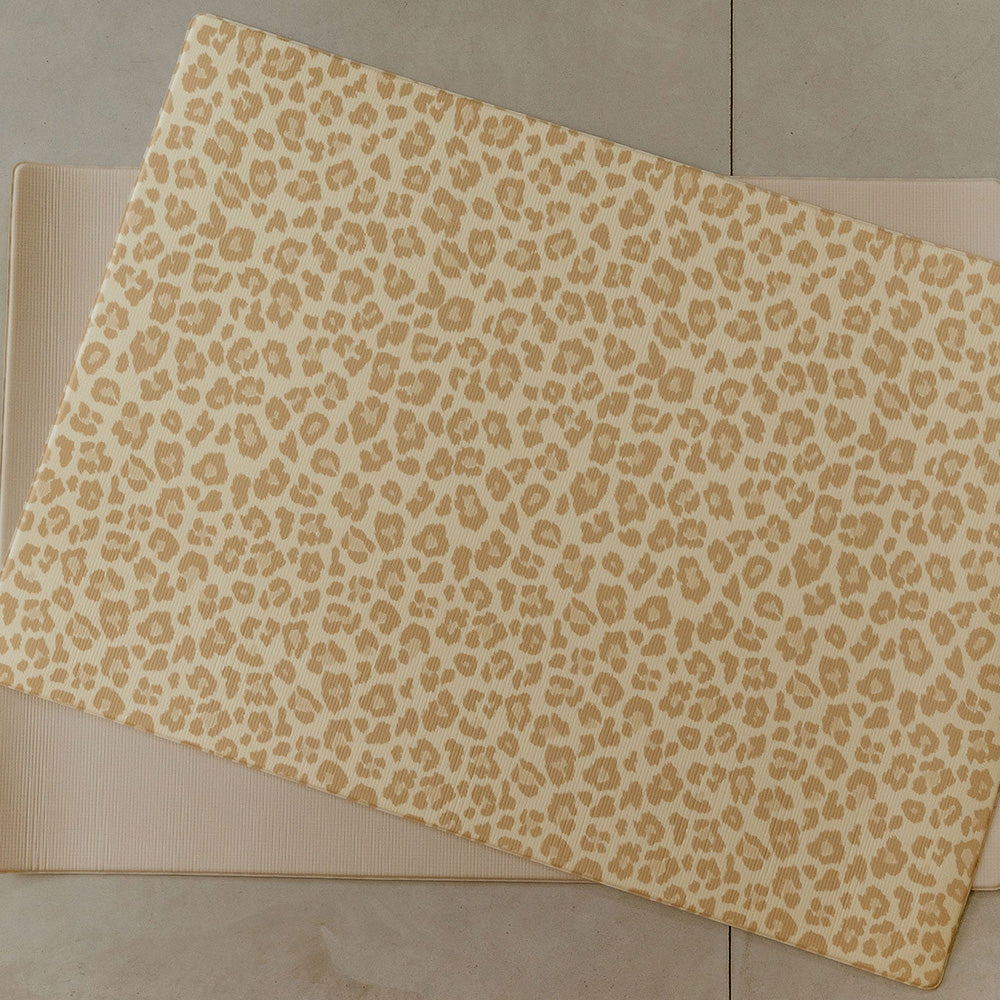 tapis de jeu réversible léopard tapilou