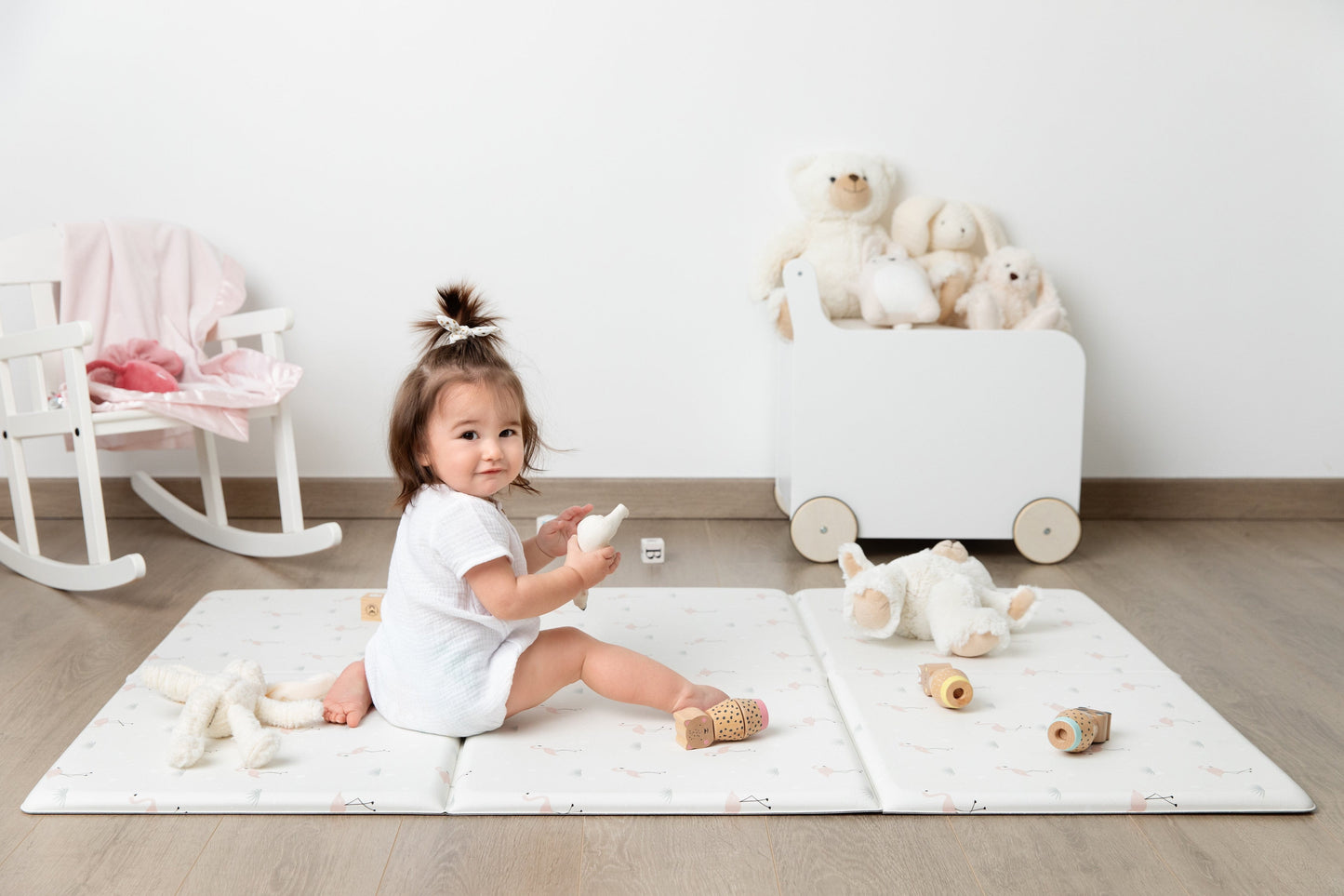 tapis de jeu bébé le flamingo